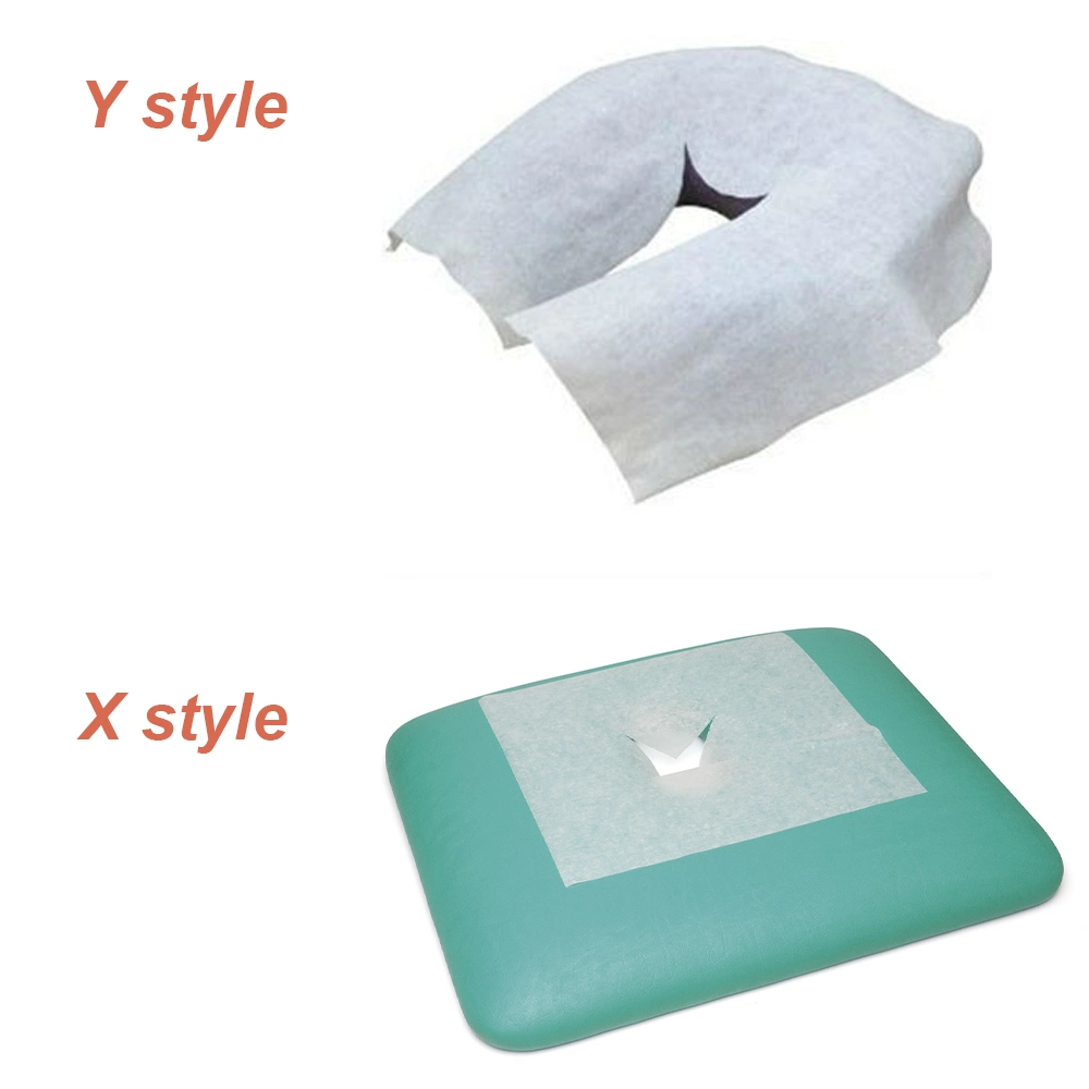 Disposable Spunlaced Nonwoven Cradle Cover Massage Bed Face Rest Cover